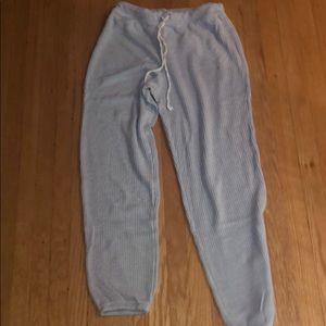 Waffle sweatpants